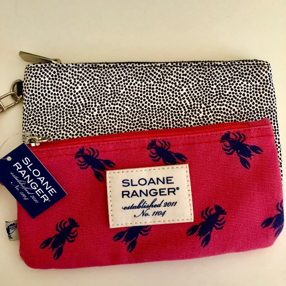 Black and White Wristlet